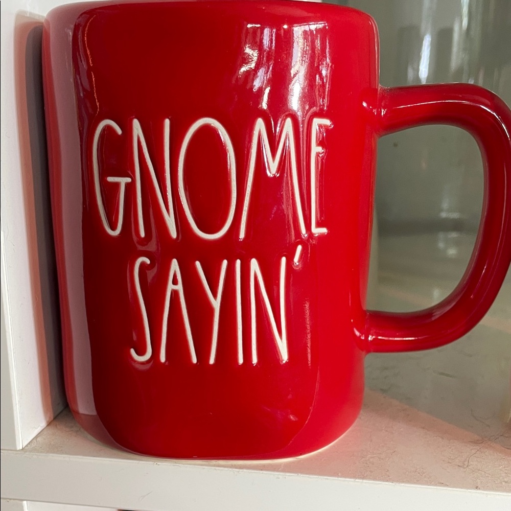 Rae Dunn Red Gnome Sayin' Mug